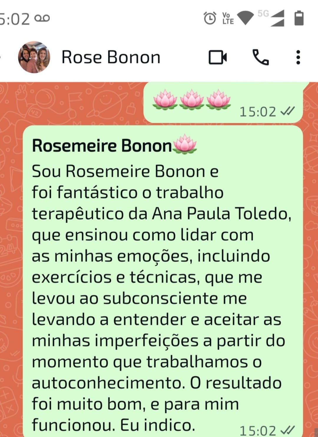 Depoimento nv